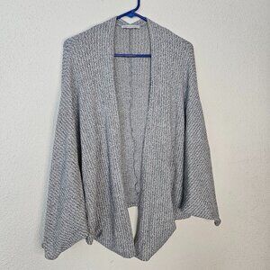 CHRIS & CAROL Heathered Dolman Sleeve Cardigan Womens Small